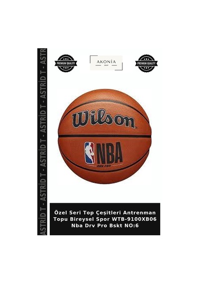 Özel Seri Top Çeşitleri Antrenman Topu Bireysel Spor Wtb-9100xb06 Nba Drv Pro Bskt No:6