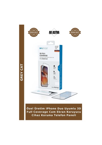 Özel Üretim İphone Duo Uyumlu 3d Full Coverage Cam Ekran Koruyucu Cihaz Koruma Telefon Paneli