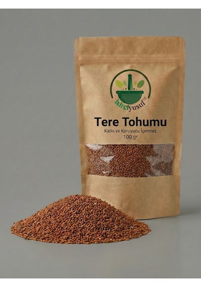 Tere Tohumu Bahçe Teresi Garden Cress Seeds Lepidium Sativum Doğal Tane 100 G 1 Adet
