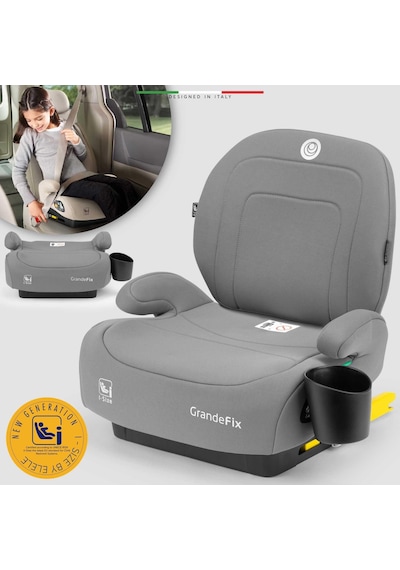 Elele Grandefix I-size Yükseltici Oto Koltuğu İsofix 125-150 Cm 15-36 Kg Gri