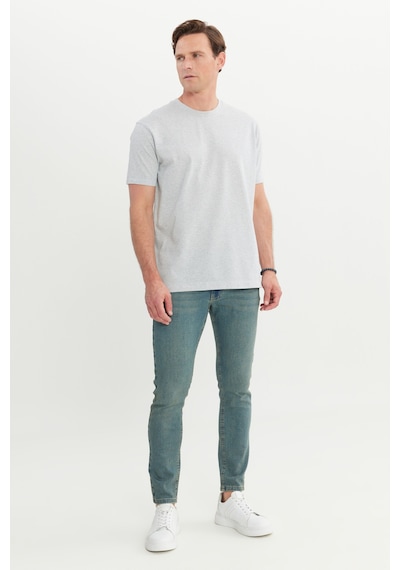 AC&Co / Altınyıldız Classics Erkek Grı Melanj Pamuklu Modern Fit Rahat Kesim Bisiklet Yaka Tişört Gri Melanj AC&Co / Altınyıldız Classics Erkek Grı Melanj Pamuklu Modern Fit Rahat Kesim Bisiklet Yaka Tişört Gri Melanj