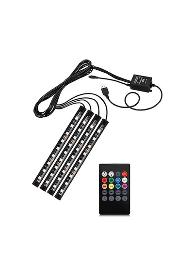 Usb Girişli Ayak Altı Led Sese Duyarlı Led Müziğe Duyarlı 9 Led (505533860)