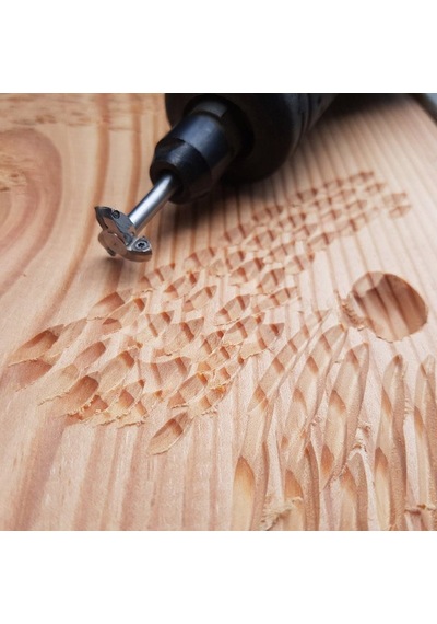 Manpa Dct Mini Ahşap Oyma Aparatı Üçgen Elmas - 3.2 Mm Sap
