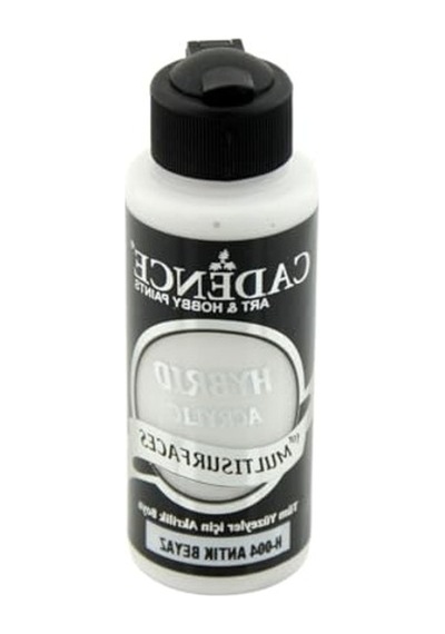 120ml Antik Beyaz Akrilik Boya, Sanat Çalışmaları İçin Uygun 0,15 L