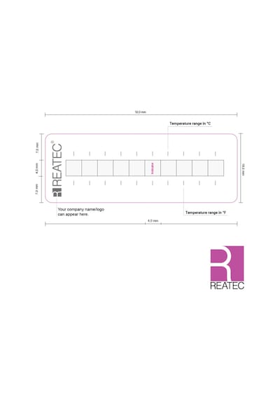 Sıcaklık-ısı Ölçüm Etiketi Ölçüm Aralığı 88 C-138 C / 190 F-280 F 5adet Diğer