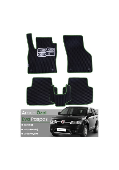 Fiat Freemont 2011-2016 Uyumlu Eva Paspas Tam Set Araca Özel,su Geçirmez,kolay Montaj 417
