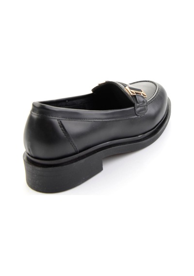 Bambi Siyah Kadın Loafer Ayakkabı K01257050309