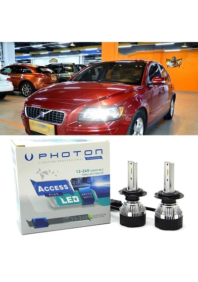 Volvo S40 Led Xenon Uzun Far Ampulü H7 Access Yeni Seri Beyaz 2004-2012