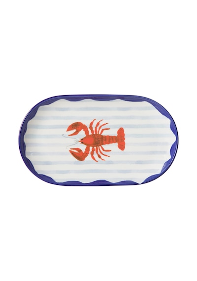 Mudo Home Costa Kayık Tabak 24 Cm Çok Renkli