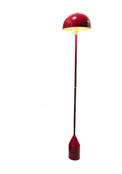 Toms Bordo Lambader Modern Dekoratif Metal Tasarım Şık Yerde... Bordo