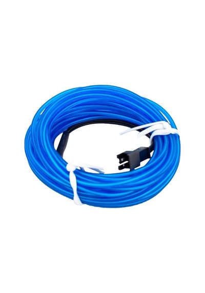 Powermaster 5 Metre 5 Volt Usb Adaptörlü Neon Mavi İp Aydınlatma Pm-6077 Diğer