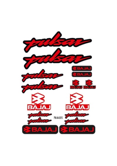 Pulsar Uyumlu A4 Çoklu Sticker Seti 02 Diğer