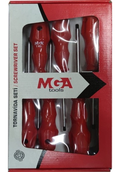 Mega 6 Parça Torx Tornavida Takımı