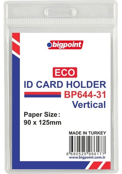 Bigpoint Eco Kart Poşeti Dikey 90x125mm X 100 Adet