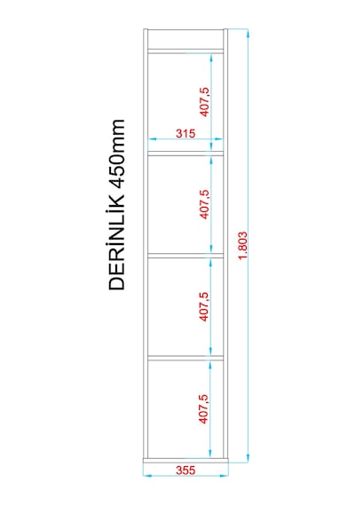 AfilliBebek Bdlp 049 Swing 3 Kapılı Dolap Sonomo