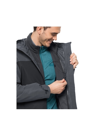Jack Wolfskin Taubenberg 3ın1 Jkt M Antrasit Antrasit