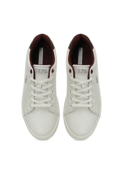 U.S. Polo Assn. U.s. Polo Assn. Palpı 5pr Beyaz Erkek Sneaker 000000000102032103 Beyaz-bordo