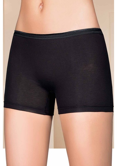 Royaleks Likralı Kadın Boxer Siyah 2101B S Siyah
