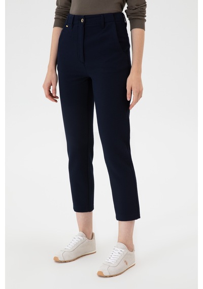 U.S. Polo Assn. Kadın Açık Lacivert Carrot High Waist Fit Kanvas Pantolon 50309273-VR059 U.S. Polo Assn. Kadın Açık Lacivert Carrot High Waist Fit Kanvas Pantolon 50309273-VR059