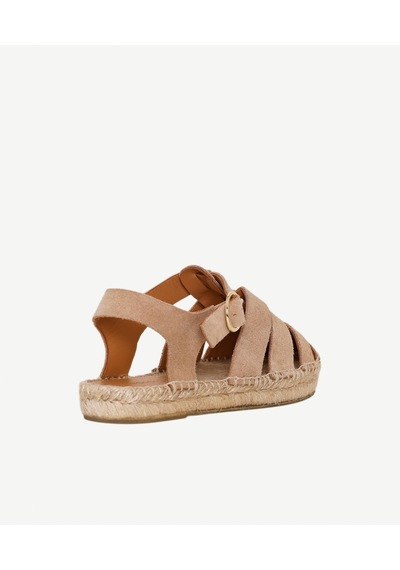 Yargıcı Süet Kafesli Espadril 26ykay4048x 209 Bej