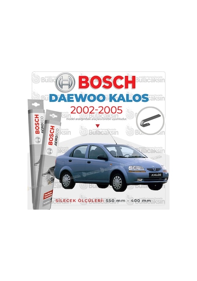 Daewoo Kalos Muz Silecek Takımı 2002-2005 Bosch Aeroeco