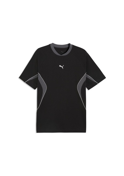 Puma Kısa Kol T-shirt Erkek Siyah Sport Relaxed Blocki