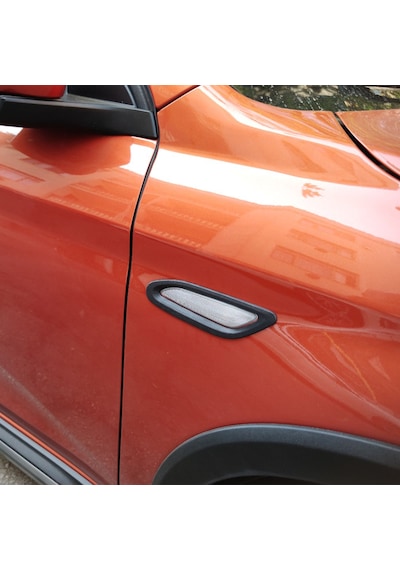 S-dizayn Fiat Egea Siyah Abs Plastik Sinyal Çerçevesi 2 Prç. Abs Plastik Dolgulu 2015 Üzeri