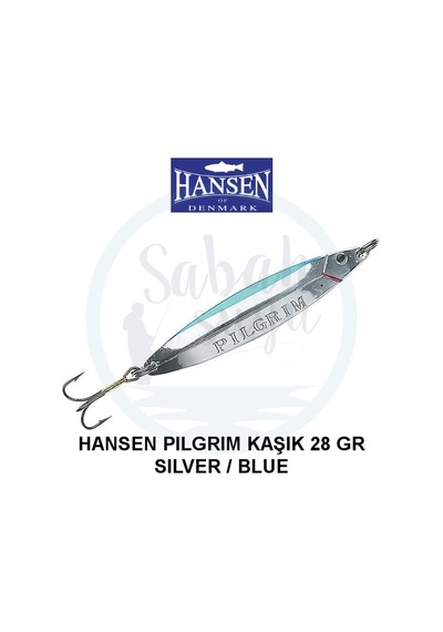 Hansen Pilgrim Kaşık 8.9cm 28gr Silver Blue