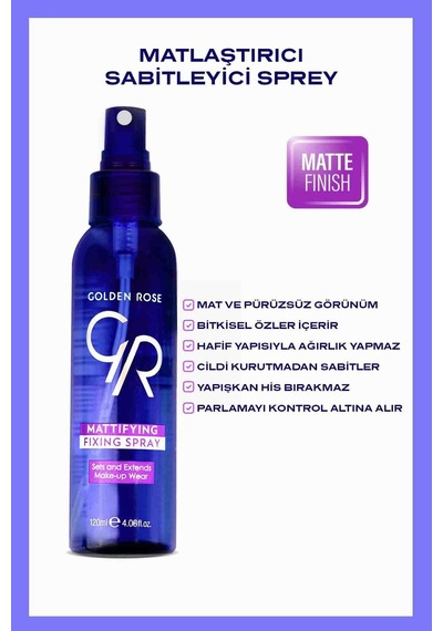 Mattifying Fixing Spray - Matlaştırıcı Sabitleyici Sprey