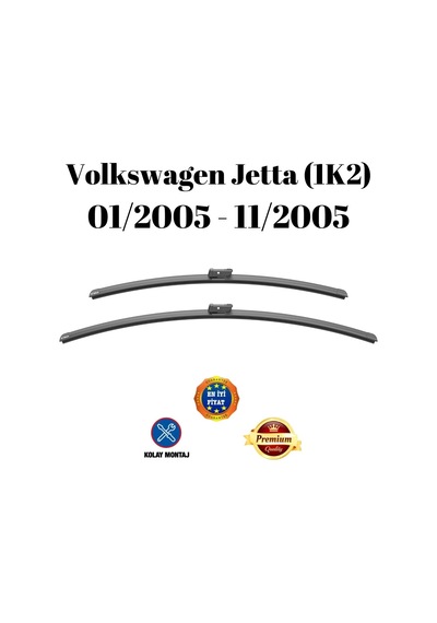 Volkswagen Jetta 1k2 2005 Uyumlu Ön Cam Silecek Süpürgesi Takımı 600/400mm Silbak Sb2419a