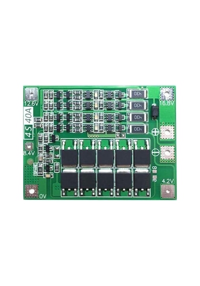 4s 40a Lipo & Li-ion 18650 Batarya Koruma Devresi Balanslı