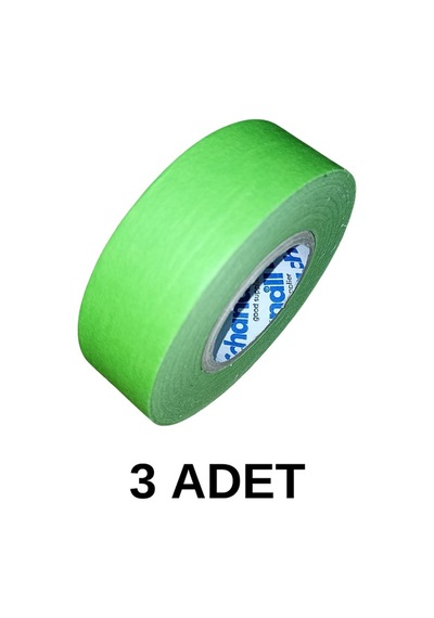 3 Adet 24 Mm Renkli Maskeleme Bandı 50 Mt