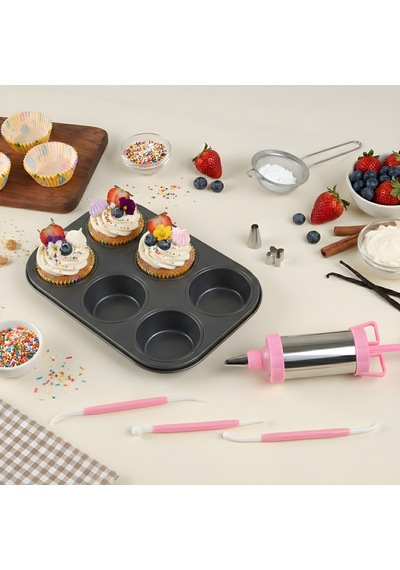 Guardini Muffin Kalıbı 6'lı Renkli