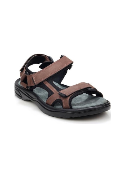 Pisagor Ps-33700 Ortopedik Erkek Sandalet Kahve