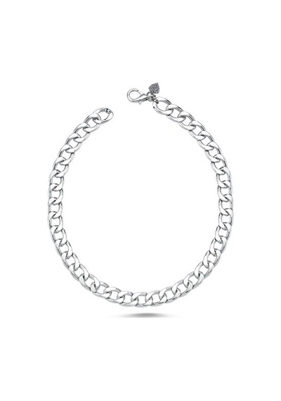 Köpek Boyun Zinciri Kolye Silver X-large 55 Cm