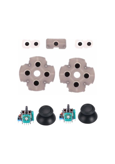 Ps5 Versiyon 1 Analog Motor Topuz İç Lastik Tamir Seti Playstation 5 Kol Tamiri Yedek Parça Siyah