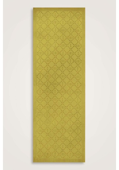 Imannoor İman I Baklava Hardal Ramy Jakar Şal 70x190 Hardal