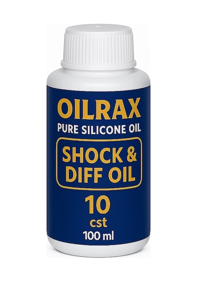 Oilrax Pure Sılıcone Oil 10 CST - Shock & Dıff Oil 100 ML