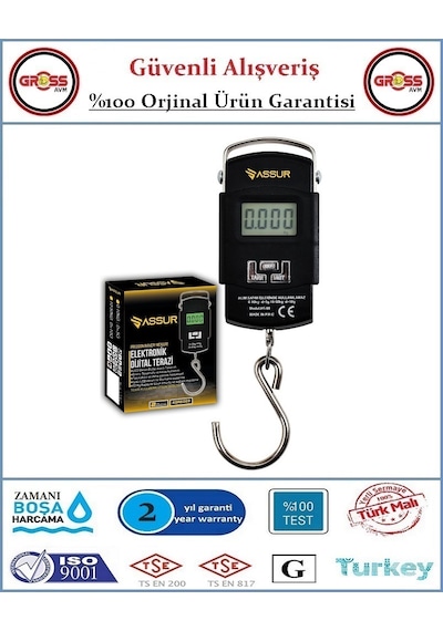 Dijital El Kantarı - Hassas Elektronik El Terazisi - 4 Ayrı Birim - 50kg