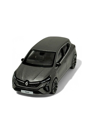 Clio 5 Mineral Gri Metal Araba 1:64 Ölçek