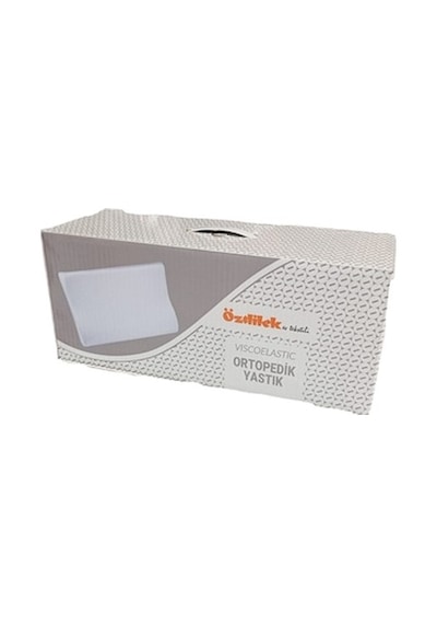 Özdilek Visco Ortopedik Yastık 40x60+15 Cm Viscoelastic Fermuarlı Beyaz