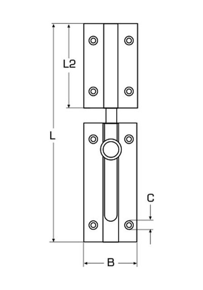 80Mm Paslanmaz Kapı Sürgüsü