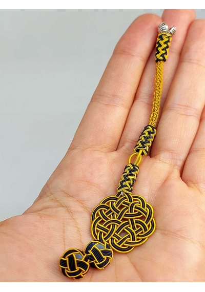 Bakır El İşi Kazaz Püskül & 2 Habbeli Takım 45538