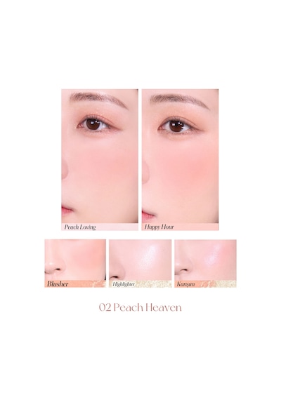 Çok Fonksiyonlu Makyaj Paleti Peripera All Take Mood Like Palette 02 Peach Heaven Peritage