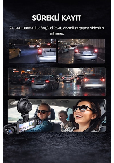360 4 Kanal Araç İçi Kamera 1080p Full Hd Gece Görüşlü-sensörlü Park Modu