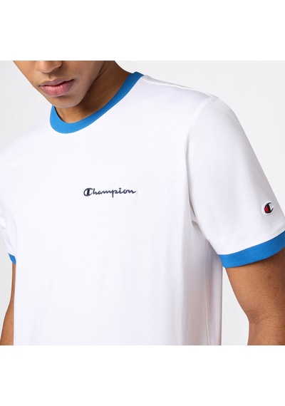 Champion Ss Regular Fit Erkek Beyaz T-shirt 222168 2800324