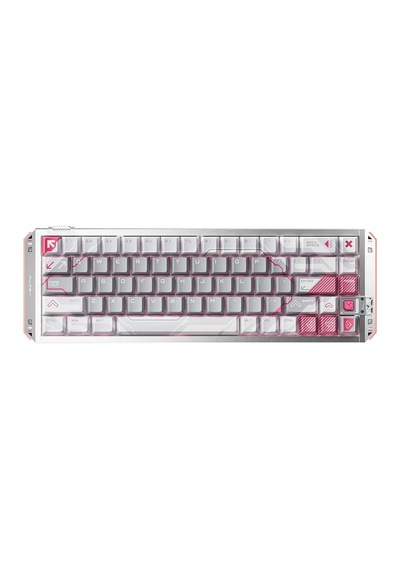 Vgn Flash 68he Alüminyum Manyetik Oyuncu Klavyesi Tianba-silver Knight