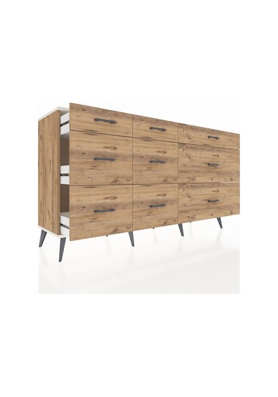 Kronos Konsol 9 Çekmeceli 176x59x99 Çam-aytaşı/çam Aytası/atlas Çam - Atlas Çam Kronos Konsol 9 Çekmeceli 176x59x99 Çam-aytaşı/çam Aytası/atlas Çam - Atlas Çam