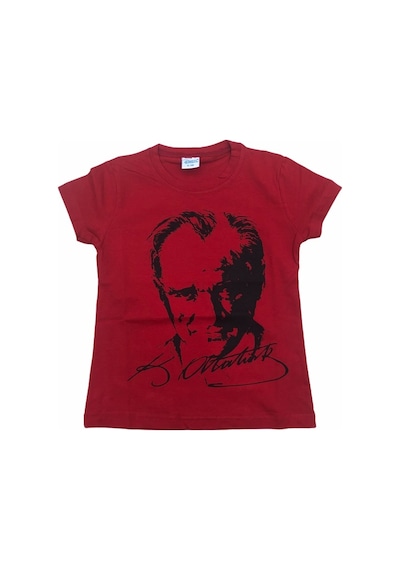 Çocuk Atatürk Baskılı Tişört Penye Body Unisex