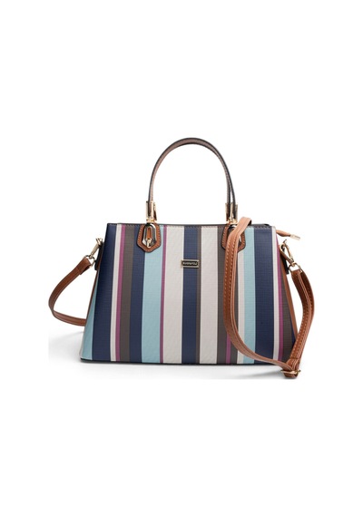Silver & Polo Silver Polo Mix - Taba Ekose Kadın El Çantası Sp1253